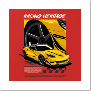 Corvette C6 Racing Heritage Posters and Art